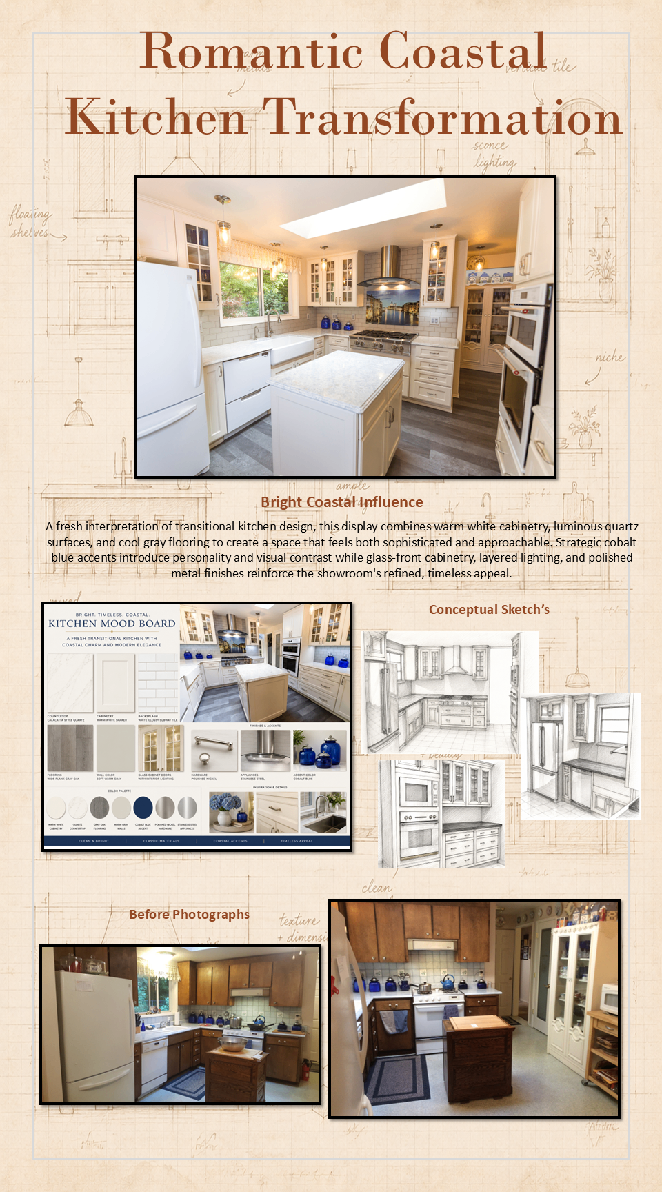 Romantic Coastal Kitchen